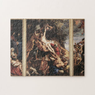 De opkomst van het kruis door Peter Paul Rubens Legpuzzel