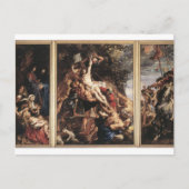 De opkomst van het kruis door Peter Paul Rubens Po Briefkaart (Voorkant)