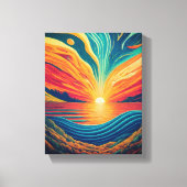 De opkomst van het leven canvas afdruk (Voorkant)