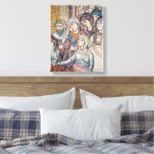 De opkomst van Jairus's dochter Canvas Afdruk (Insitu (Slaapkamer))