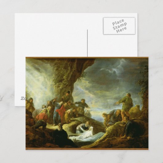 De opkomst van Lazarus 3 Briefkaart (Voorkant / Achterkant)