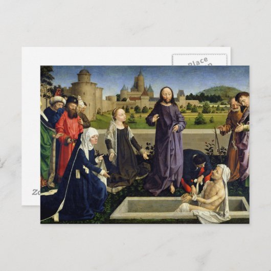 De opkomst van Lazarus Briefkaart (Voorkant / Achterkant)