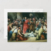 De opkomst van Lazarus Briefkaart (Voorkant / Achterkant)