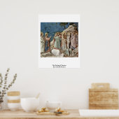 De opkomst van Lazarus door Giotto di Bondone Poster (Keuken)