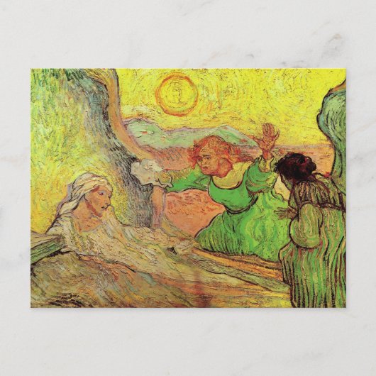 De opkomst van Lazarus door Vincent van Gogh Briefkaart (Voorkant)