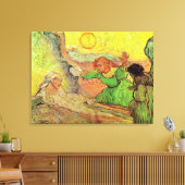 De opkomst van Lazarus door Vincent van Gogh Canvas Afdruk (Insitu (Woonkamer))