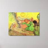 De opkomst van Lazarus door Vincent van Gogh Canvas Afdruk (Voorkant)