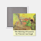 De opkomst van Lazarus door Vincent van Gogh Magneet (Voorkant / Achterkant)