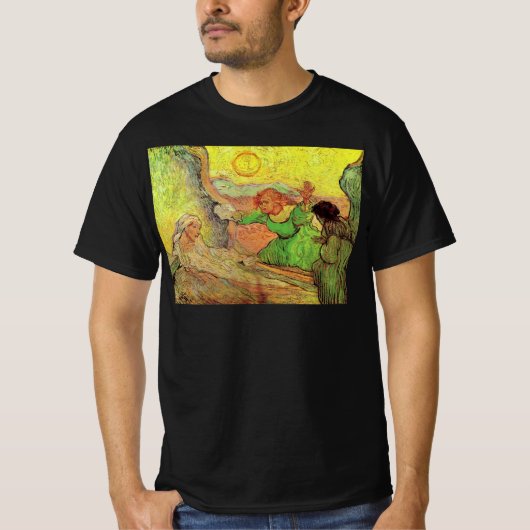 De opkomst van Lazarus door Vincent van Gogh T-shirt (Voorkant)