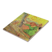 De opkomst van Lazarus door Vincent van Gogh Tegeltje (Zijkant)