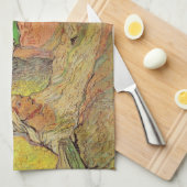 De opkomst van Lazarus door Vincent van Gogh Theedoek (Quarter Fold)