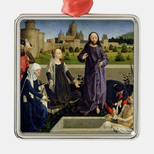 De opkomst van Lazarus Metalen Ornament (Voorkant)