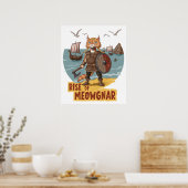 De opkomst van Meowgnar Poster (Keuken)