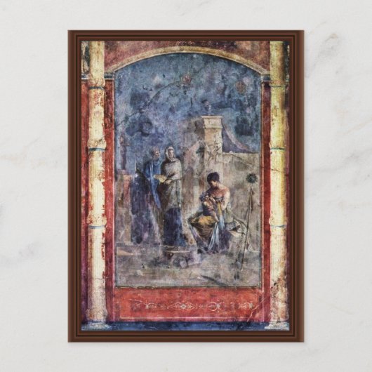 De opleiding Dionysus van Römischer Meister Briefkaart (Voorkant)