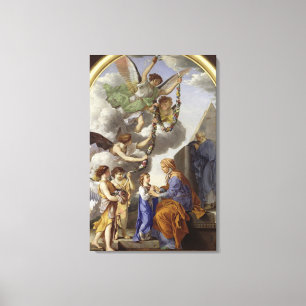 De opleiding van de maagd canvas afdruk