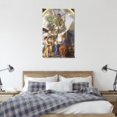 De opleiding van de maagd canvas afdruk (Insitu (Slaapkamer))