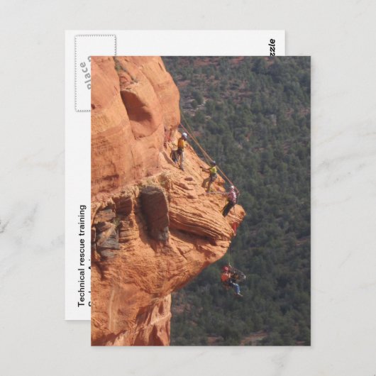 De Opleiding van de Redding van de kabel op de Briefkaart (Voorkant / Achterkant)