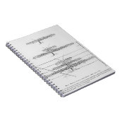 De opleiding van jonge fruitbomen van de fruittele notitieboek (Rechterzijde)