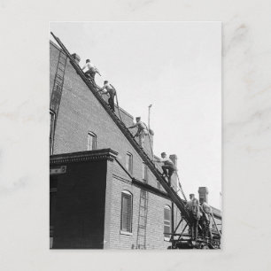 De Opleidingsschool van brandweerlieden, 1920 Briefkaart