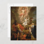 De opleving van Christus, 1700 Briefkaart (Voorkant / Achterkant)