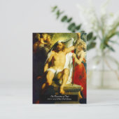 De opleving van Christus Briefkaart (Staand voorkant)
