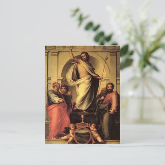De opleving van Christus Briefkaart (Staand voorkant)