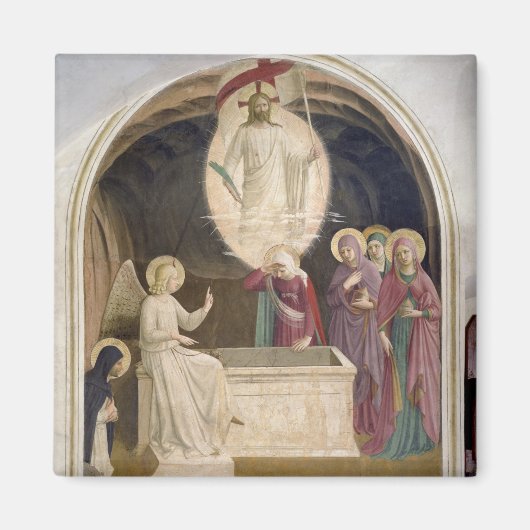 De opleving van Christus en de vrome vrouwen op Magneet (Voorkant)