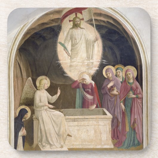 De opleving van Christus en de vrome vrouwen op Onderzetter (Voorkant)