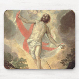 De opleving van Christus (olie op canvas) Muismat