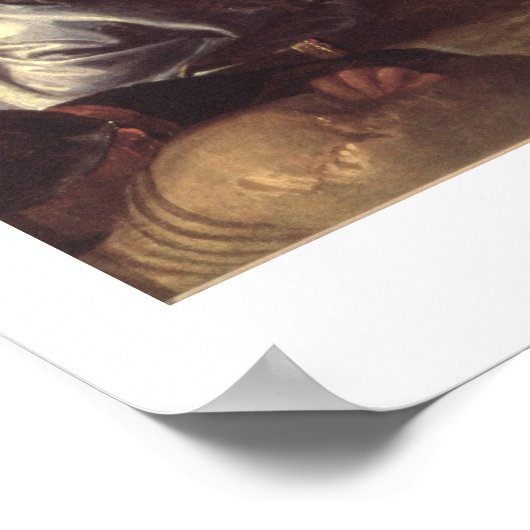 De opleving van Christus (olie op canvas) Poster (Hoek)