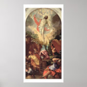 De opleving van Christus (olie op canvas) Poster (Voorkant)