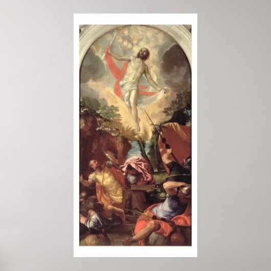 De opleving van Christus (olie op canvas) Poster (Voorkant)