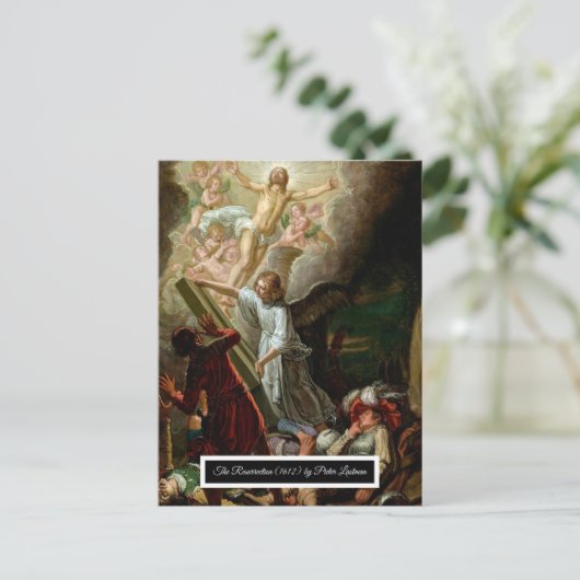 De opleving van Jezus Briefkaart (Staand voorkant)