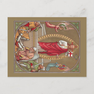 De opleving van Jezus Christus Feestdagenkaart
