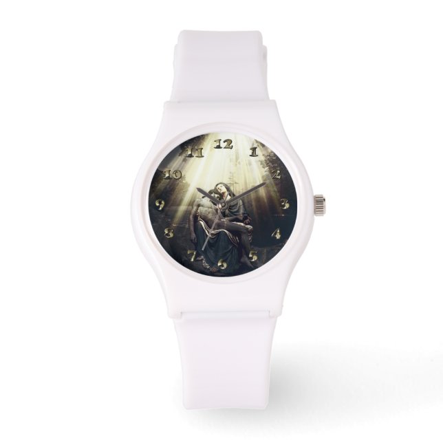 De opleving van Jezus Christus Horloge (Voorkant)