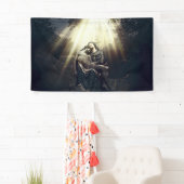 De opleving van Jezus Christus Spandoek (Insitu)
