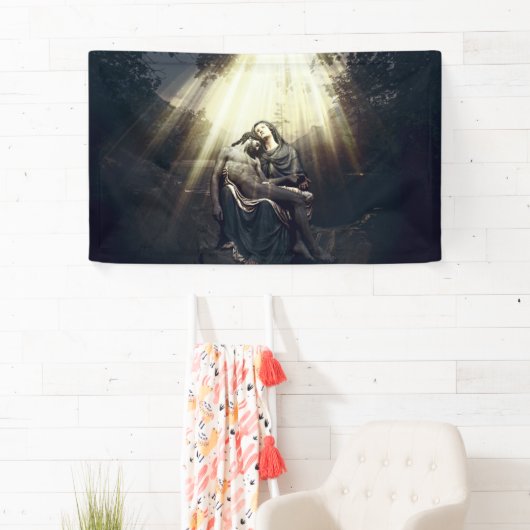 De opleving van Jezus Christus Spandoek (Insitu)