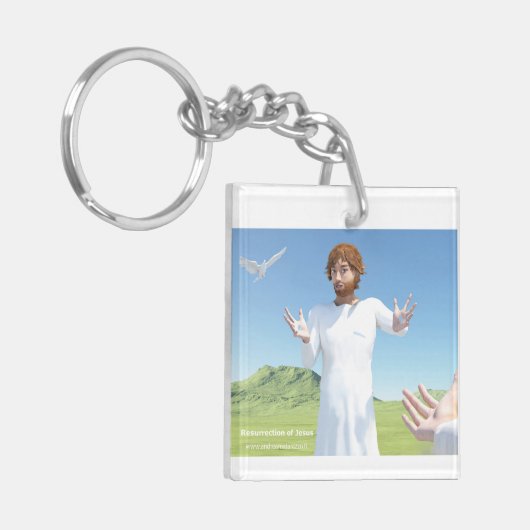 De opleving van Jezus Sleutelhanger (Voorkant Links)