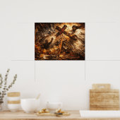 De Oplossing: Whiskyglas Divine Redding Kunst Poster (Keuken)