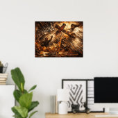 De Oplossing: Whiskyglas Divine Redding Kunst Poster (Thuiskantoor)