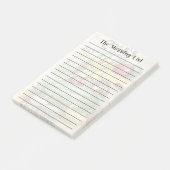 De opmerkingen in de kooplijst post-it® notes (Schuin)