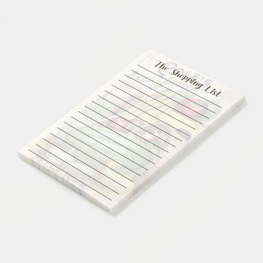 De opmerkingen in de kooplijst post-it® notes (Schuin)