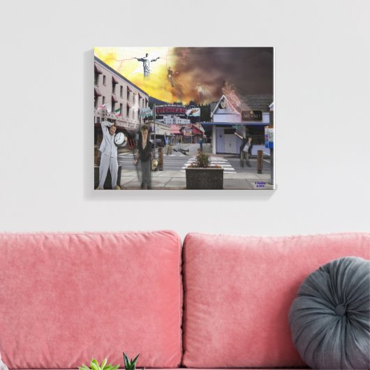 De Opname uit Alaska Canvas Afdruk (Insitu (Woonkamer))