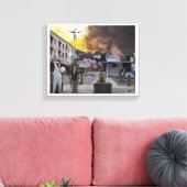 De Opname uit Alaska Canvas Afdruk (Insitu (Woonkamer))