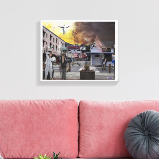 De Opname uit Alaska Canvas Afdruk (Insitu (Woonkamer))