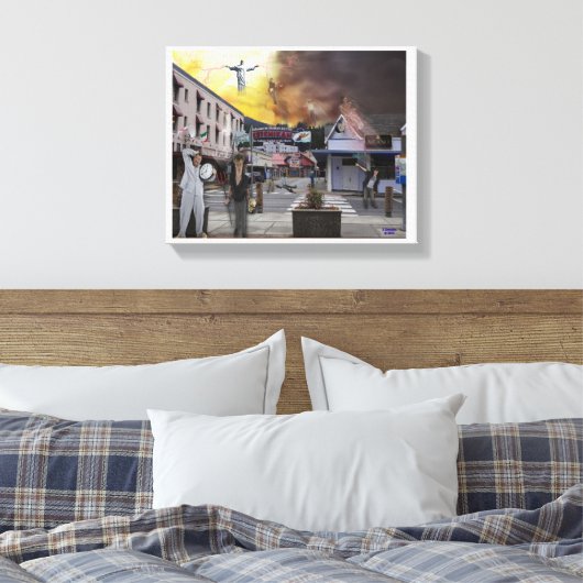 De Opname uit Alaska Canvas Afdruk (Insitu (Slaapkamer))