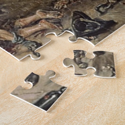 De opname van Blackbeard The Pirate Puzzle Legpuzzel (Zijkant)