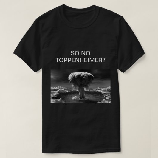 De Oppenheimer T-shirt (Design voorkant)