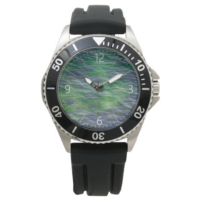 De oppervlaktepatroon van het zee horloge (Voorkant)