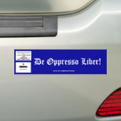 De Oppresso Liber Bumpersticker (Op auto)